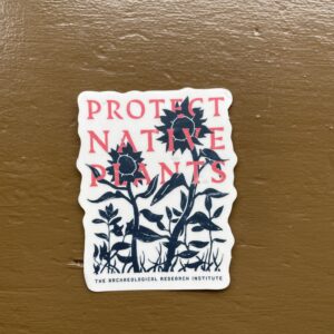 Protect Native Plants Sticker