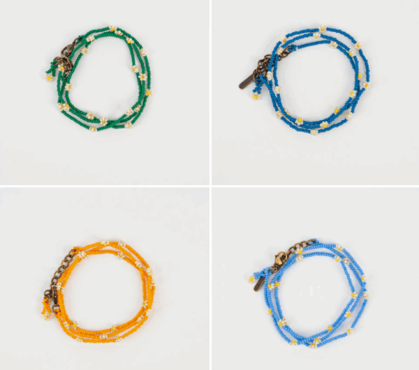 Daisy Chain Necklace/Wrap Bracelet