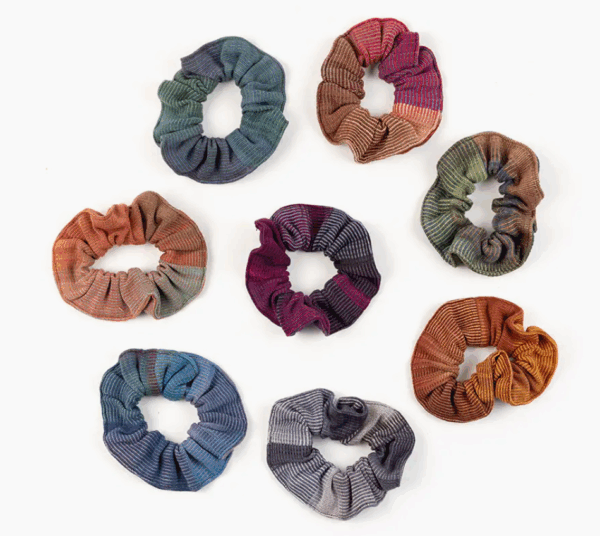 Handwoven Bamboo Scrunchie