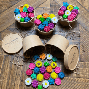 Pots of Flowers Crayon Set