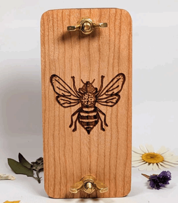 Flower Press with Bee Design (Pocket Size)