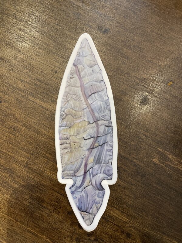Turkey tail Point Sticker
