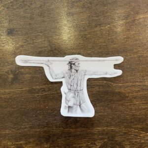 Atlatl Throwing Sticker