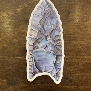 Clovis Point Sticker