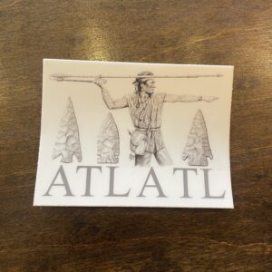 Atlatl Square Sticker