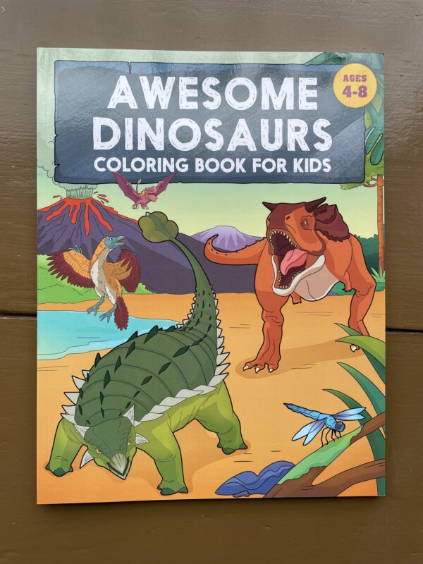 Awesome Dinosaurs Coloring Book for Kids