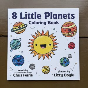 8 Little Planets Coloring Book